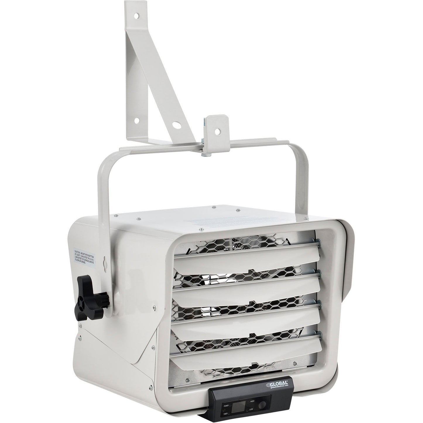 Global Industrial Unit Heater, Horizontal Downflow With Remote, 7500-4700W, 208-240V, 1 Phase (WB246726)