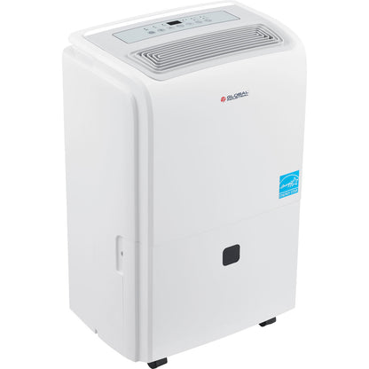 Global Industrial Portable Dehumidifier w/ Pump & WiFi, Energy Star, 40 Pint (WB246733)