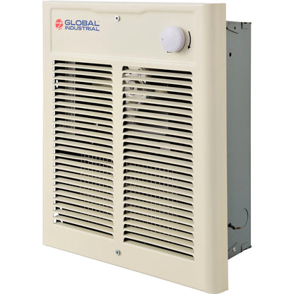 Global Industrial Fan Forced Wall Heater, Shaded Pole Motor, 1500/2000W, 208/240V (WB246745)