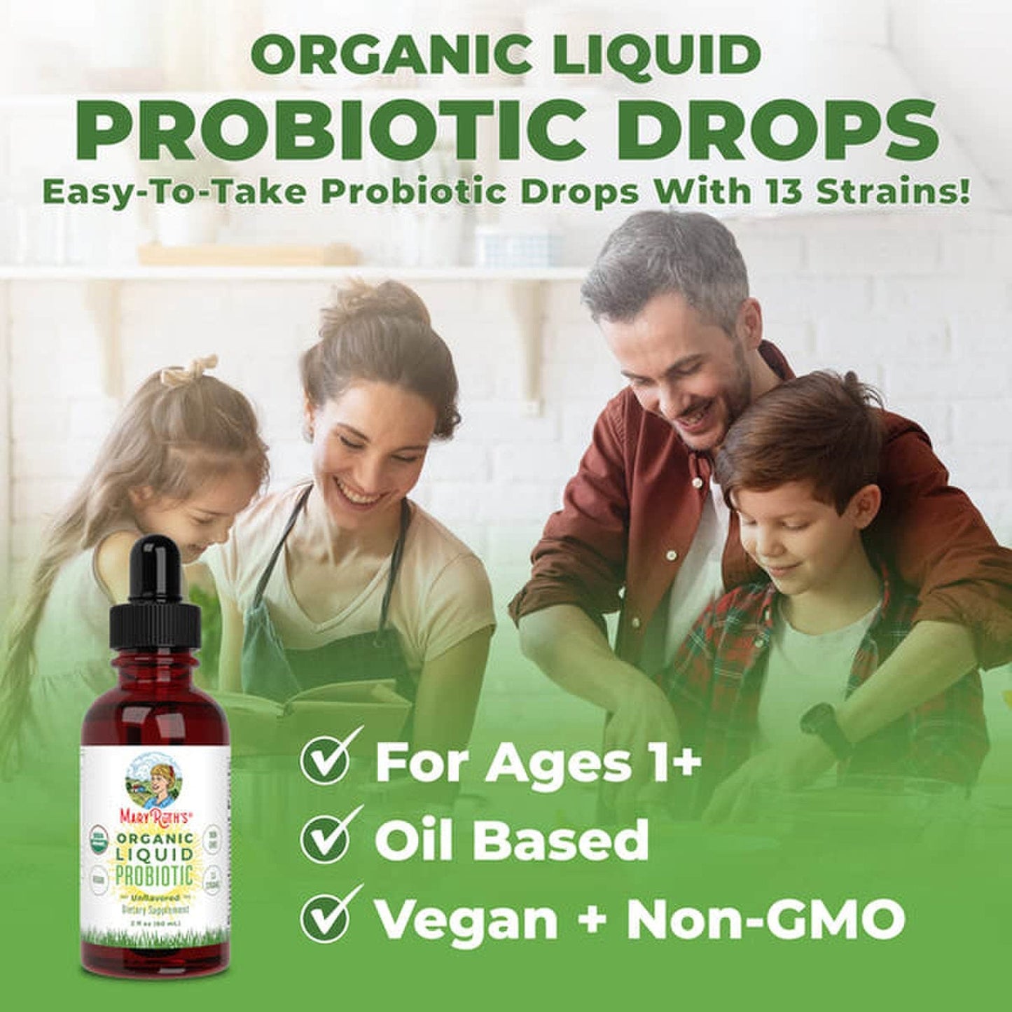 Mary Ruth's® Organic Liquid Probiotic Probiotic 2 oz. Liquid (1271769_EA)