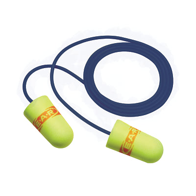 3M E-A-Rsoft™ SuperFit™ Metal Detectable Corded Earplug, Foam, 32 dB, Red/Yellow (247-311-4109)