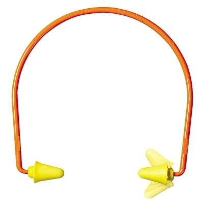 3M E-A-Rflex 28™ Semi-aural Hearing Protector, ABS, Polyurethane, Yellow, Banded (247-320-1000)