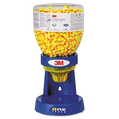 3M E-A-Rsoft SuperFit Earplugs, Polyurethane, Red/Yellow, Uncorded (247-391-1254)