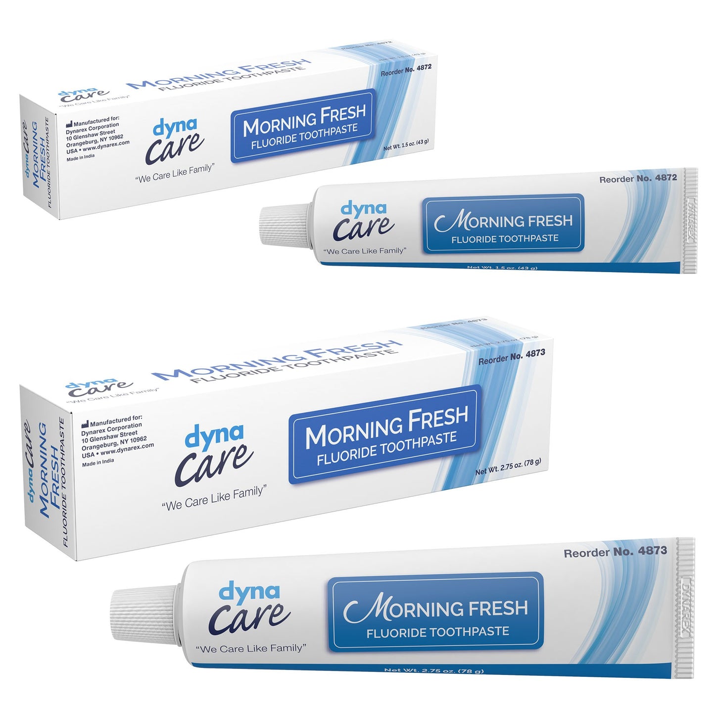 Morning Fresh Toothpaste Mint Flavor 2.75 oz. Tube (903649_BX)