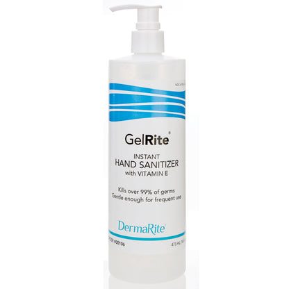 GelRite® Hand Sanitizer 16 oz. Ethyl Alcohol Gel Pump Bottle (576310_CS)
