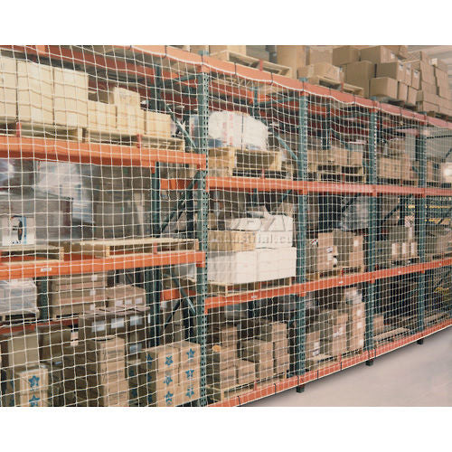 Global Industrial Pallet Rack Netting One Bay, 99"W x 48"H, 1-3/4" Sq. Mesh, 1250 lb Rating (WB248421A)