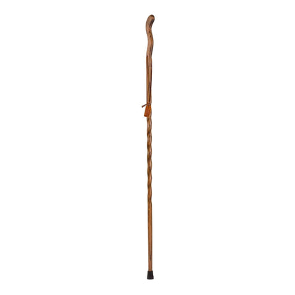 Brazos™ Twisted Fitness Walker Walking Stick Wood 58 Inch Height Brown (1229041_EA)