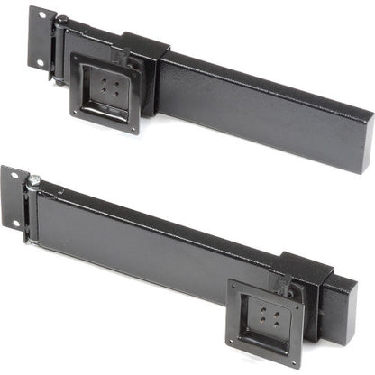 Global Industrial Double Arm Kit with 2 VESA Mounts For Orbit Workstation - Black (WB249049)