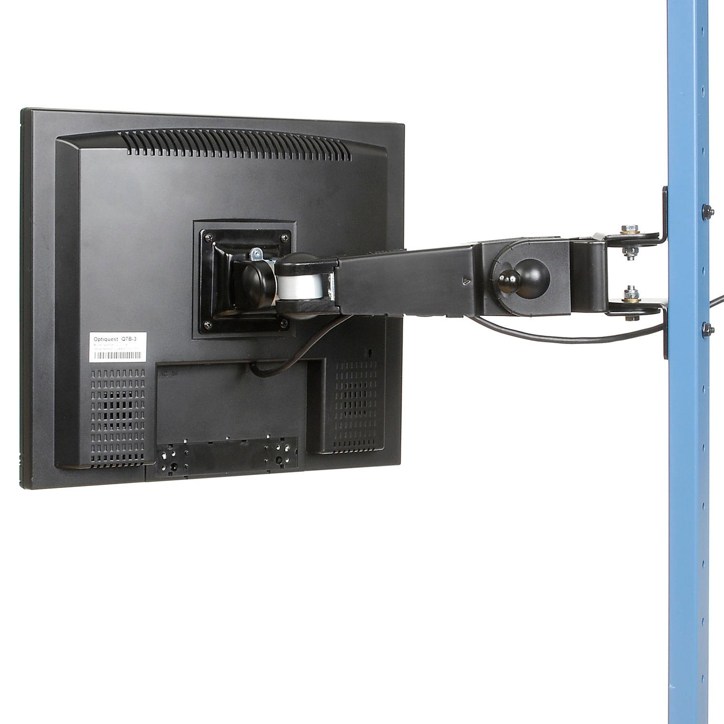 Global Industrial 10-30" Flat Panel Vesa LCD Monitor Arm, 16-3/8"W, Black (WB249624)