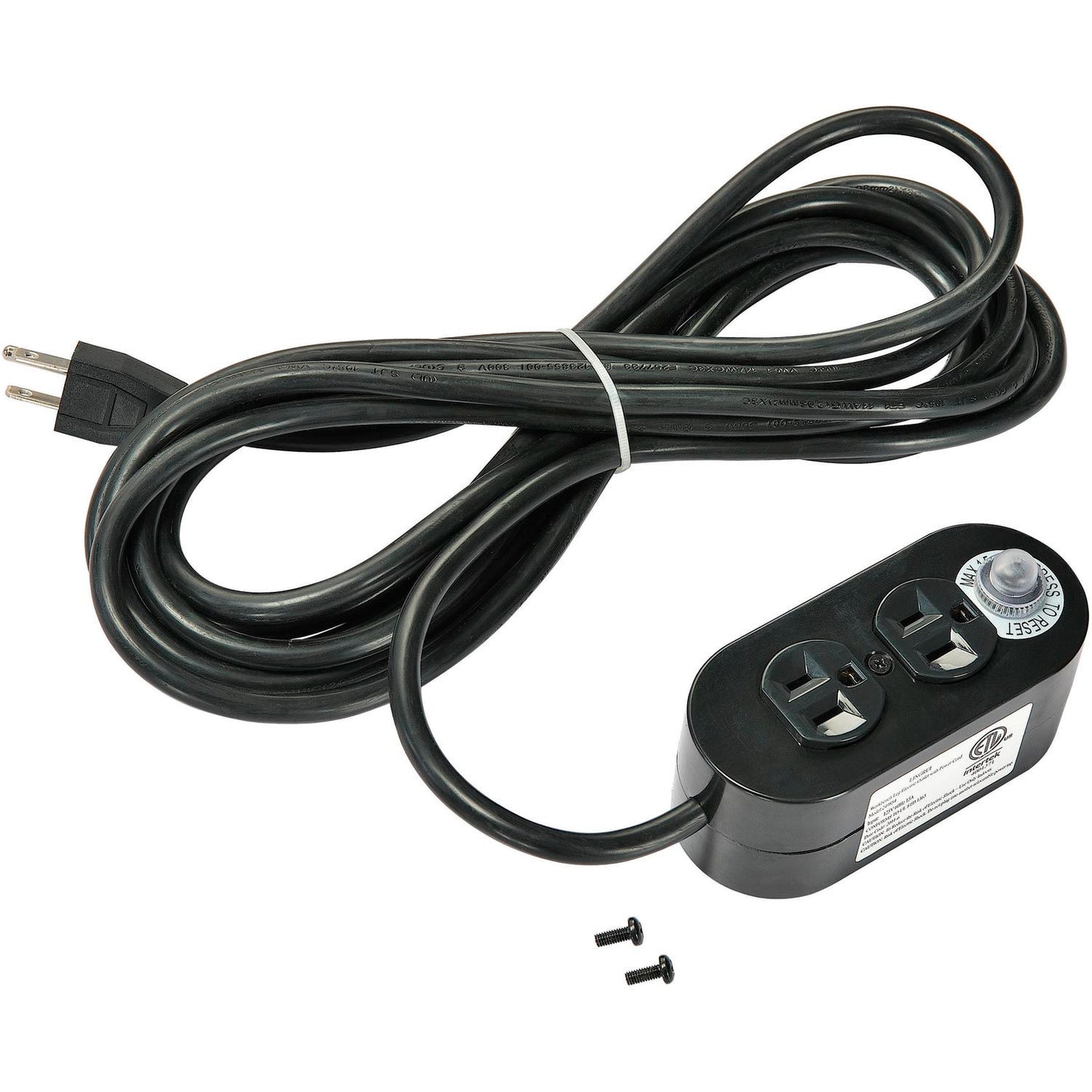 Global Industrial Power Strip W/ 4 Outlets & 15' Long Cord (WB249854)
