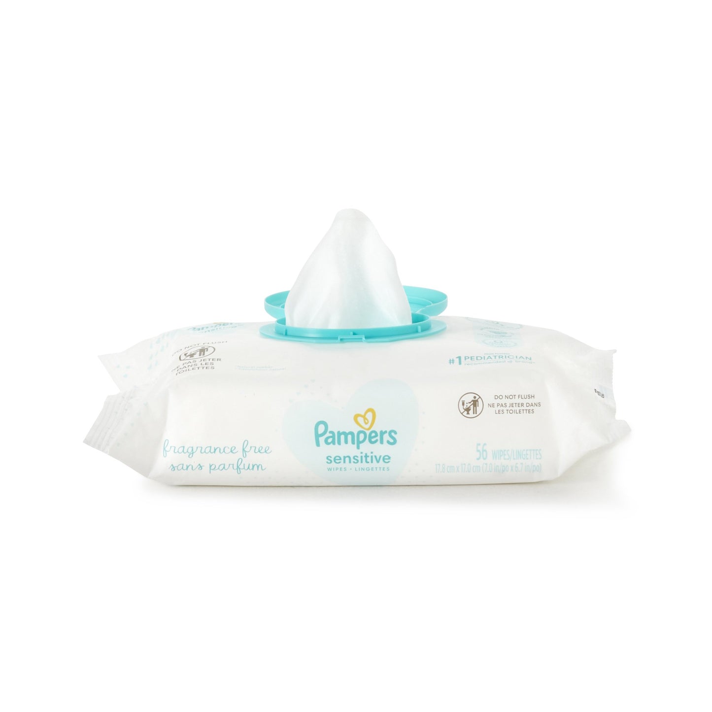 Pampers® Sensitive Baby Wipe Soft Pack Unscented 56 Count (1162631_CS)