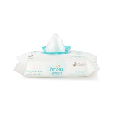 Pampers® Sensitive Baby Wipe Soft Pack Unscented 56 Count (1162631_CS)