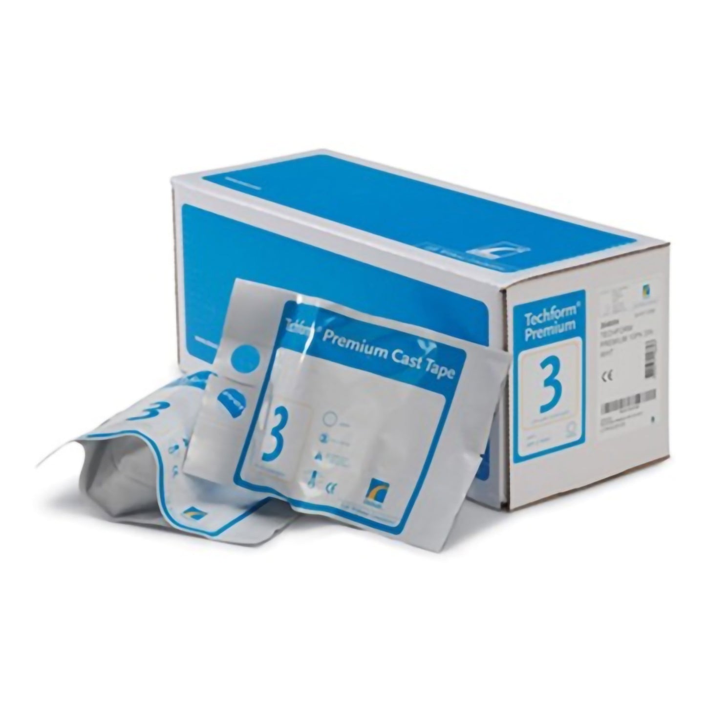 TechForm® Ortho-Roll® One-Side Padded Splint Roll 5 Inch X 15 Foot Fiberglass White (549762_EA)