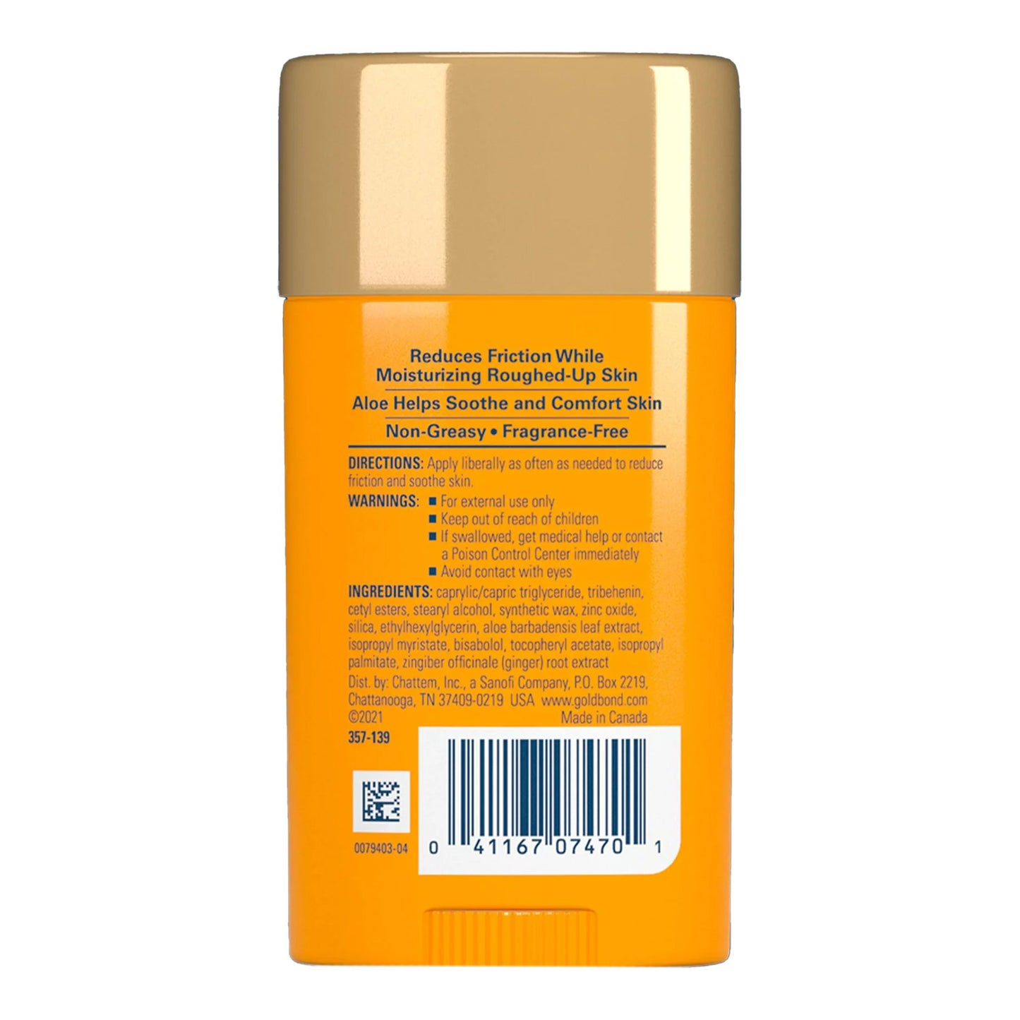 Gold Bond® Friction Defense Hand and Body Moisturizer 1.75 oz. Stick Unscented Solid (1230695_EA)