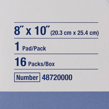 Sorbalux® ABD Abdominal Pad 8 X 10 Inch 1-Ply Sterile 1 per Pouch (625308_BX)