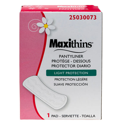 Hospeco® Maxithins® Vended Pantyliners, Light Protection, 200/Case (HOS25030073)