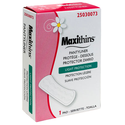 Hospeco® Maxithins® Vended Pantyliners, Light Protection, 200/Case (HOS25030073)