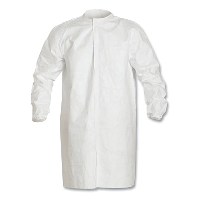 Dupont Tyvek® IsoClean® Frock with Snap Front, IC270B, Small, White (251-IC270B-SM)