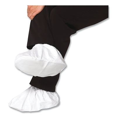 Dupont Tyvek® IsoClean® Clean Shoe Cover, IC451S, Gripper™ Soles, Large, White, Bulk Pack (251-IC451S-LG-0B)
