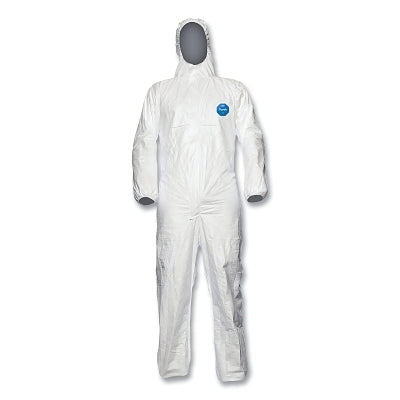 Dupont Tyvek Xpert Type 5/6 Coverall with Hood, White, Large (251-TY198S-LG)