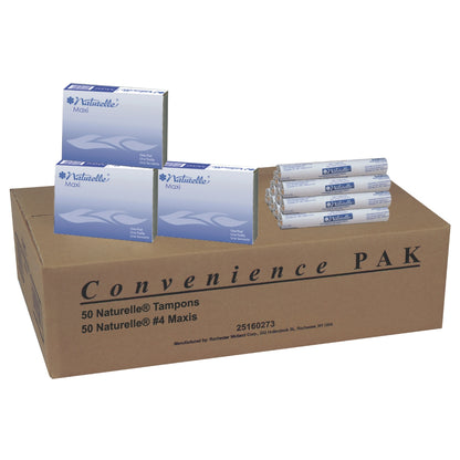 Impact® Naturelle® Convenience Pack, 50 Tampons & 50 Pads (IMP25160273)