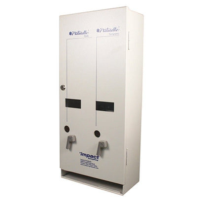 Impact® Naturelle® J1 Dual Dispenser, White Metal (IMP25190900)