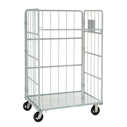Global Industrial Folding Truck, 1200 lb. Capacity, 43"L x 32"W x 67"H, Gray (WB252750)