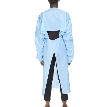 McKesson Protective Procedure Gown One Size Fits Most Blue NonSterile AAMI Level 2 Disposable (1172304_CS)