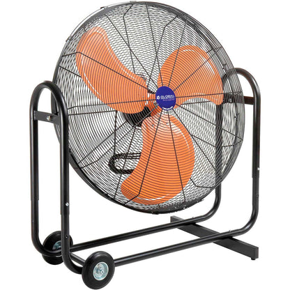 Global Industrial 36" Portable Tilt Blower Drum Fan, 13,300 CFM, 2/3 HP, 1 Phase (WB258320)