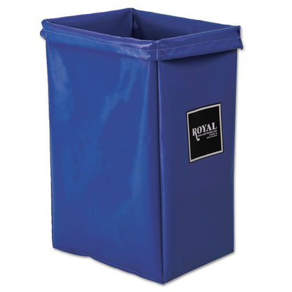 Royal Basket Trucks Hamper, Hamper Bag Only, Vinyl, 30 gal, 15w x 16d x 30h, Blue (RBTL00BBXHBN)