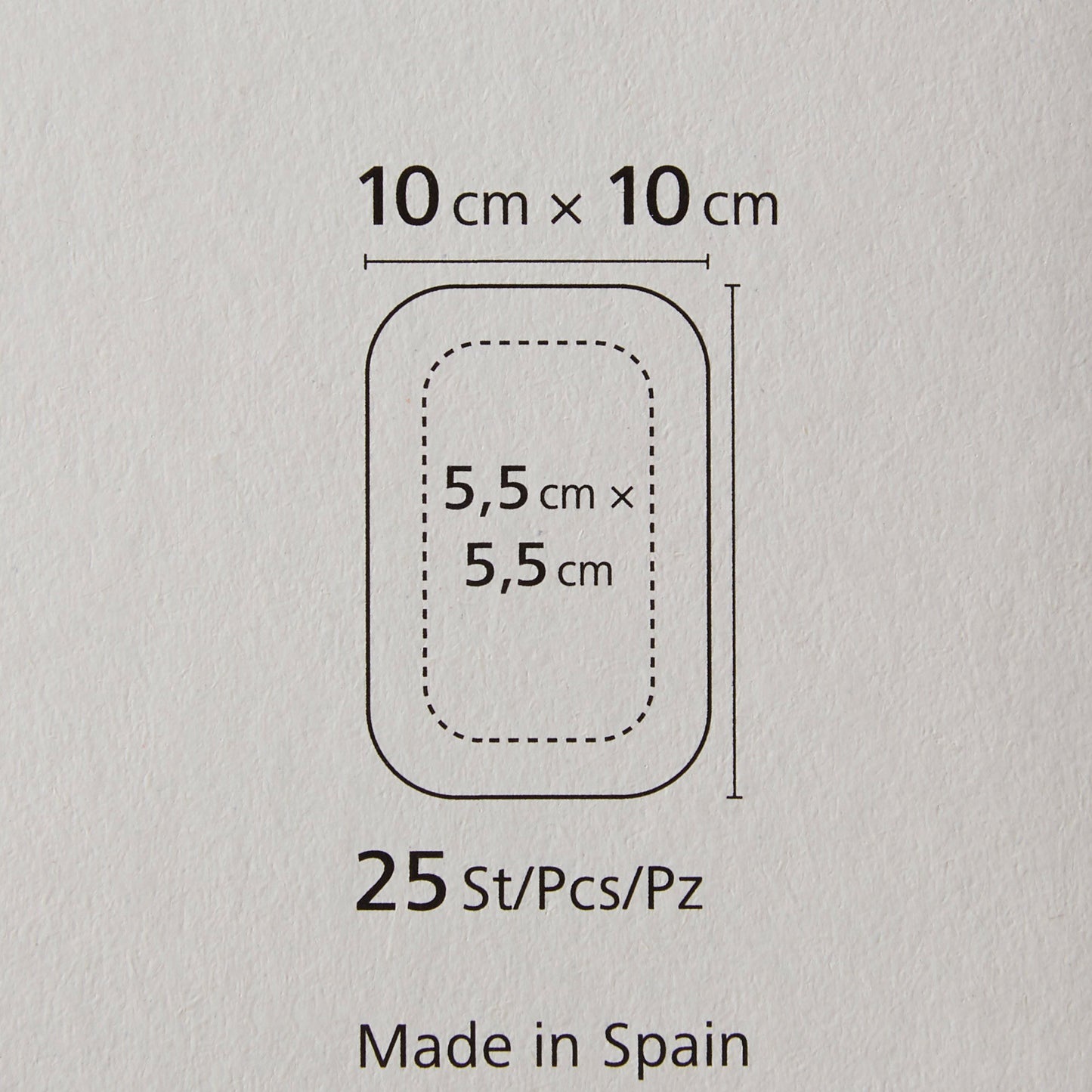 Cosmopor® Steril Island Dressing 4 X 4 Inch Square Sterile Water Resistant Backing (902132_CS)
