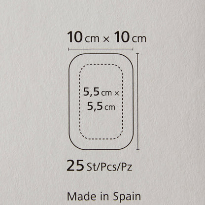 Cosmopor® Steril Island Dressing 4 X 4 Inch Square Sterile Water Resistant Backing (902132_BX)