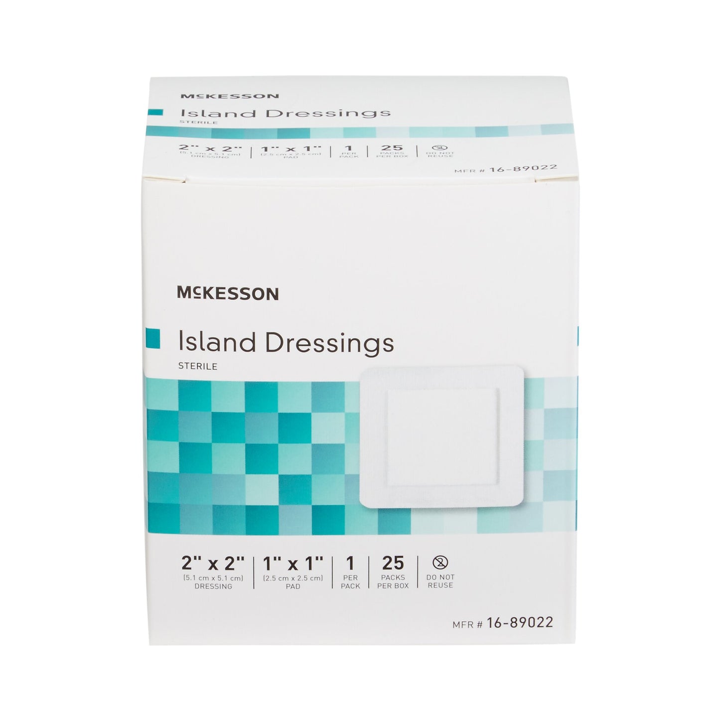 McKesson Island Dressing 2 X 2 Inch Square Sterile (491825_EA)