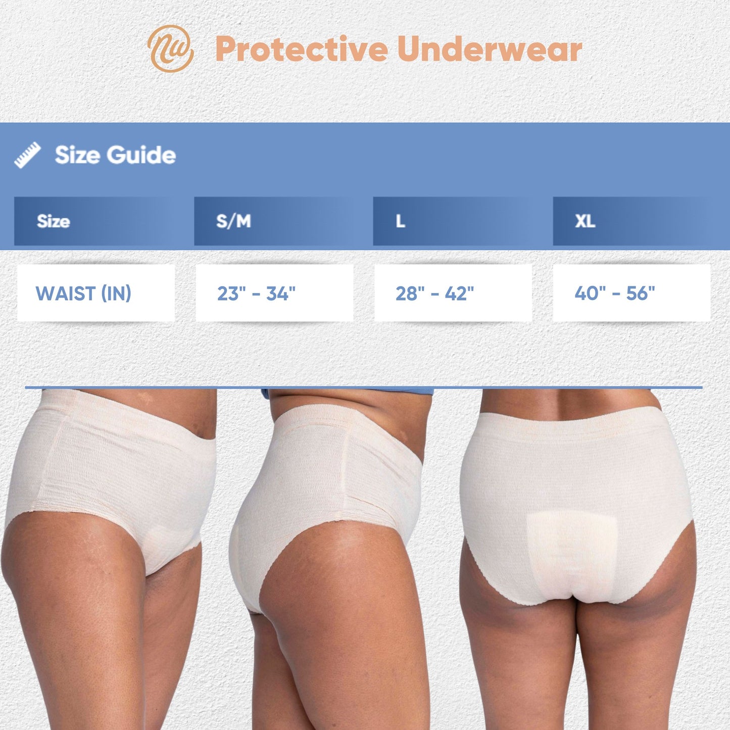 Nexwear Female Adult Absorbent Underwear Pull On Small / Medium Disposable Moderate Absorbency (1260917_PK)