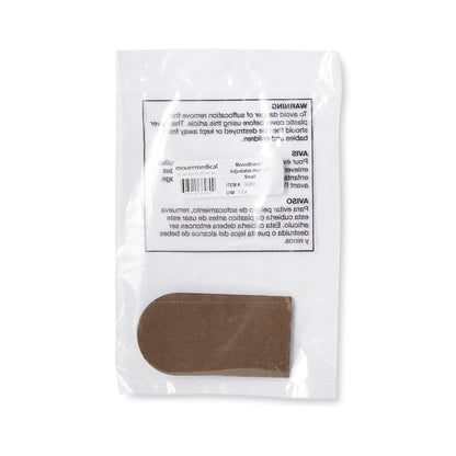 McKesson Heel Lift Leg Lifter Foam Core / Suede Top Female 6 to 6-1/2 / Male 4 to 4-1/2 Passion Mocha (1104493_EA)
