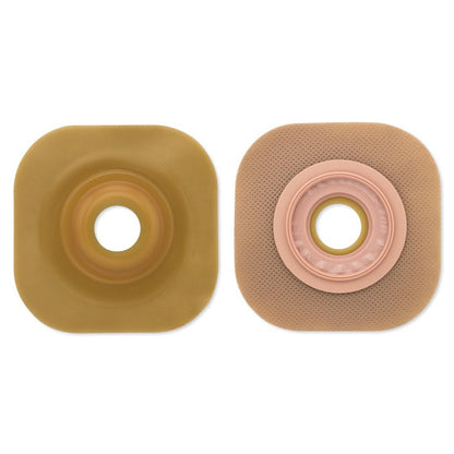 New Image™ Ostomy Barrier Trim to Fit, Standard Wear Adhesive Tape Borders 70 mm Flange Blue Code System Flexwear Up to 2 Inch Opening 5 X 5 Inch (1102248_BX)