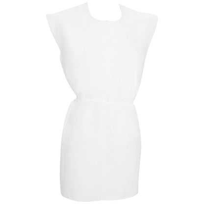 McKesson Patient Exam Gown One Size Fits Most White Disposable (906756_CS)