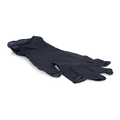 McKesson Confiderm® LDC Exam Glove Small NonSterile Nitrile Standard Cuff Length Fully Textured Black Chemo Tested / Fentanyl Tested (1159333_CS)