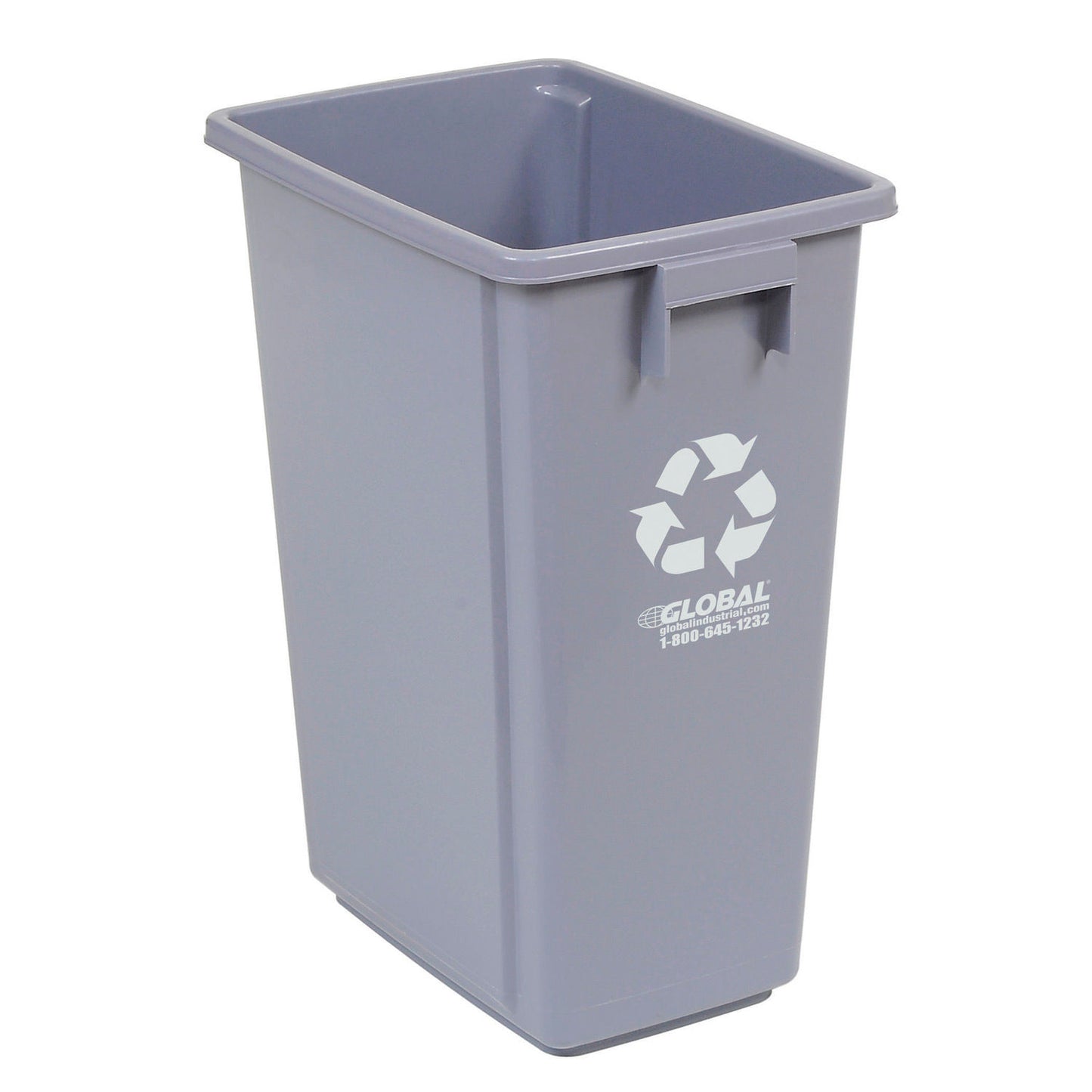 Global Industrial Recycling Can, 15 Gallon, Gray (WB260590GY)