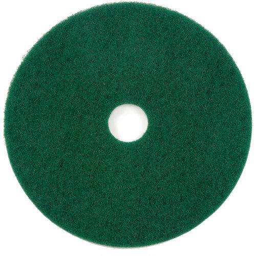 Global Industrial 17" Scrubbing Pad, Green, 5 Per Case (WB261164GN)