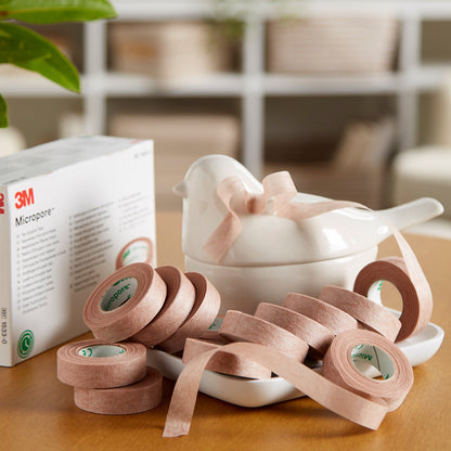 3M™ Micropore™ Medical Tape Tan 1/2 Inch X 10 Yard Paper NonSterile (5838_BX)