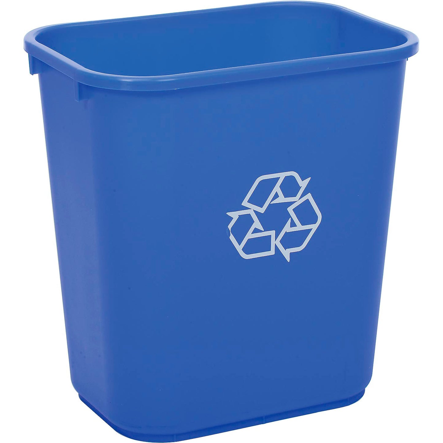 Global Industrial Deskside Recycling Wastebasket, 7 Gallon, Blue (WB261878BL)