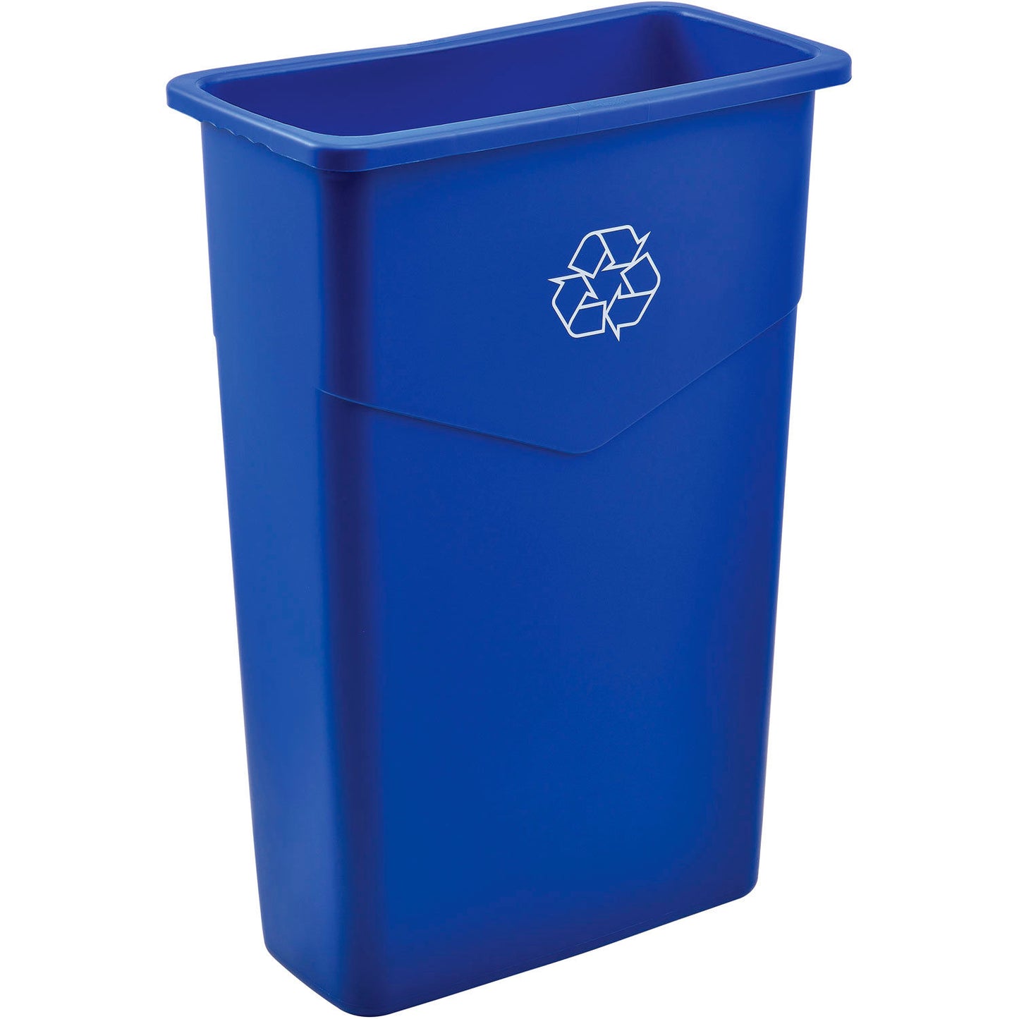 Global Industrial Slim Recycling Can, 23 Gallon, Recycling Blue (WB261902RBL)