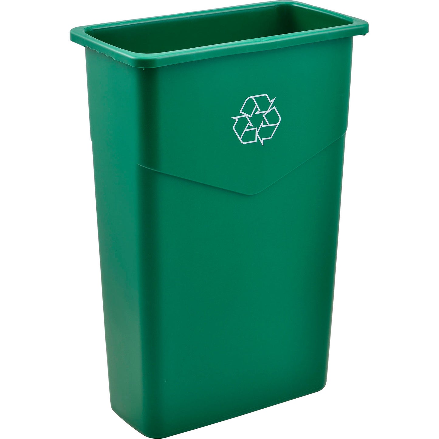 Global Industrial Slim Recycling Can, 23 Gallon, Recycling Green (WB261902RGN)