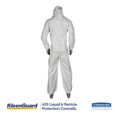 kleenguard™-a35-liquid-and-particle-protection-coveralls-zipper-front-hooded-elastic-wrists-and-ankles-large-white-25-carton-ans38938_2