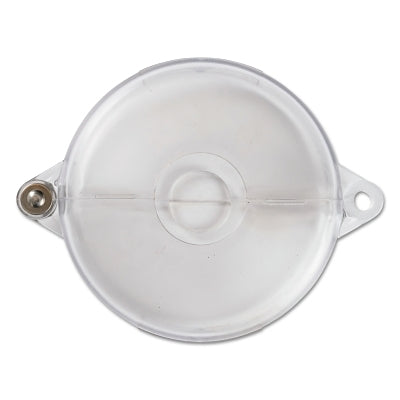 Brady Clear Gate Valve Lockouts, 0.375 in Dia. Shackle, 7.3w x 1.9h, Transparent (262-145582)
