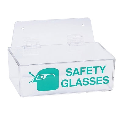 Brady Safety Glasses Holders, 9 in x 6 in x 3 in, Green/Clear (262-2011L)