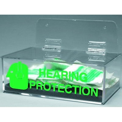 Brady Compact Ear Plug Dispenser, 6 x 3, Clear (262-43520)