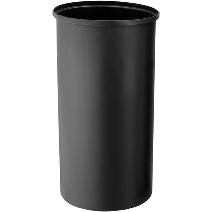 Global Industrial Rigid Plastic Liner For Aluminum Trash Can, 35 Gallon, Black (WB262007)