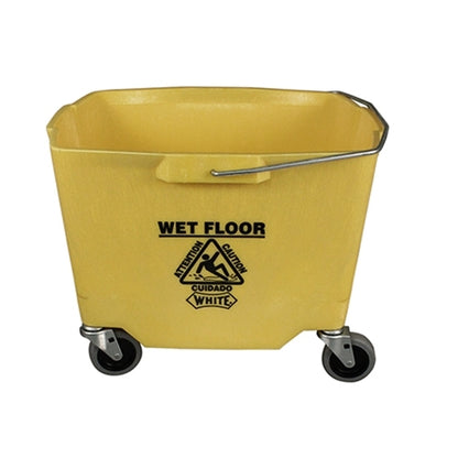 Impact® 35 Quart Bucket w/ 3" Casters, Yellow, 1/Case (IMP2635-3Y)